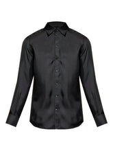 long sleeve silk shirt